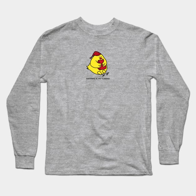 Sleepy bird Long Sleeve T-Shirt by Kuchinska design